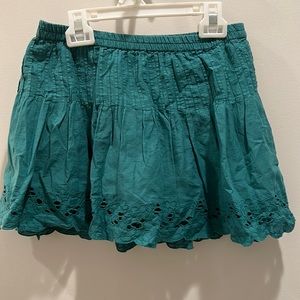 Teal skirt